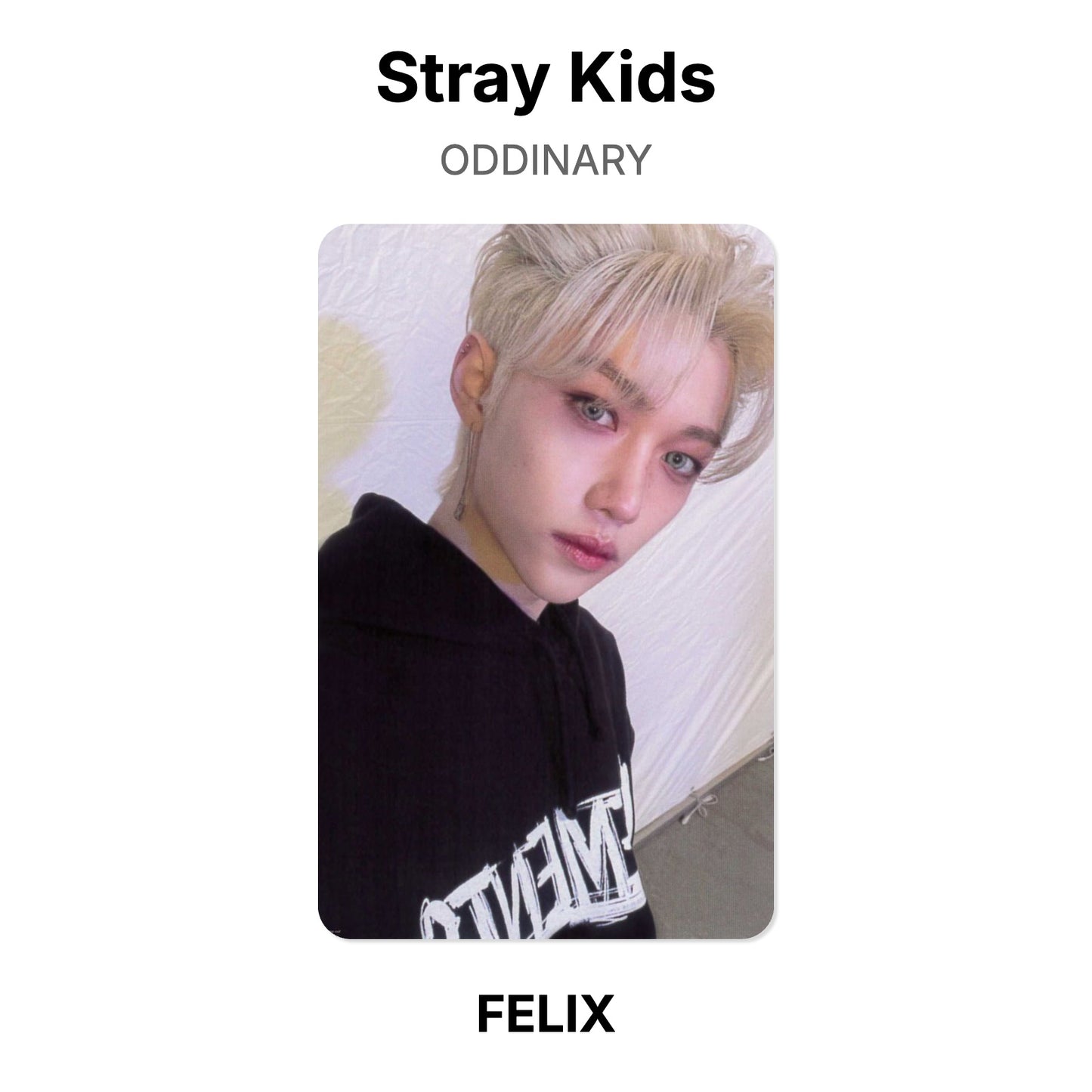 Stray Kids ODDINARY photocard oficial