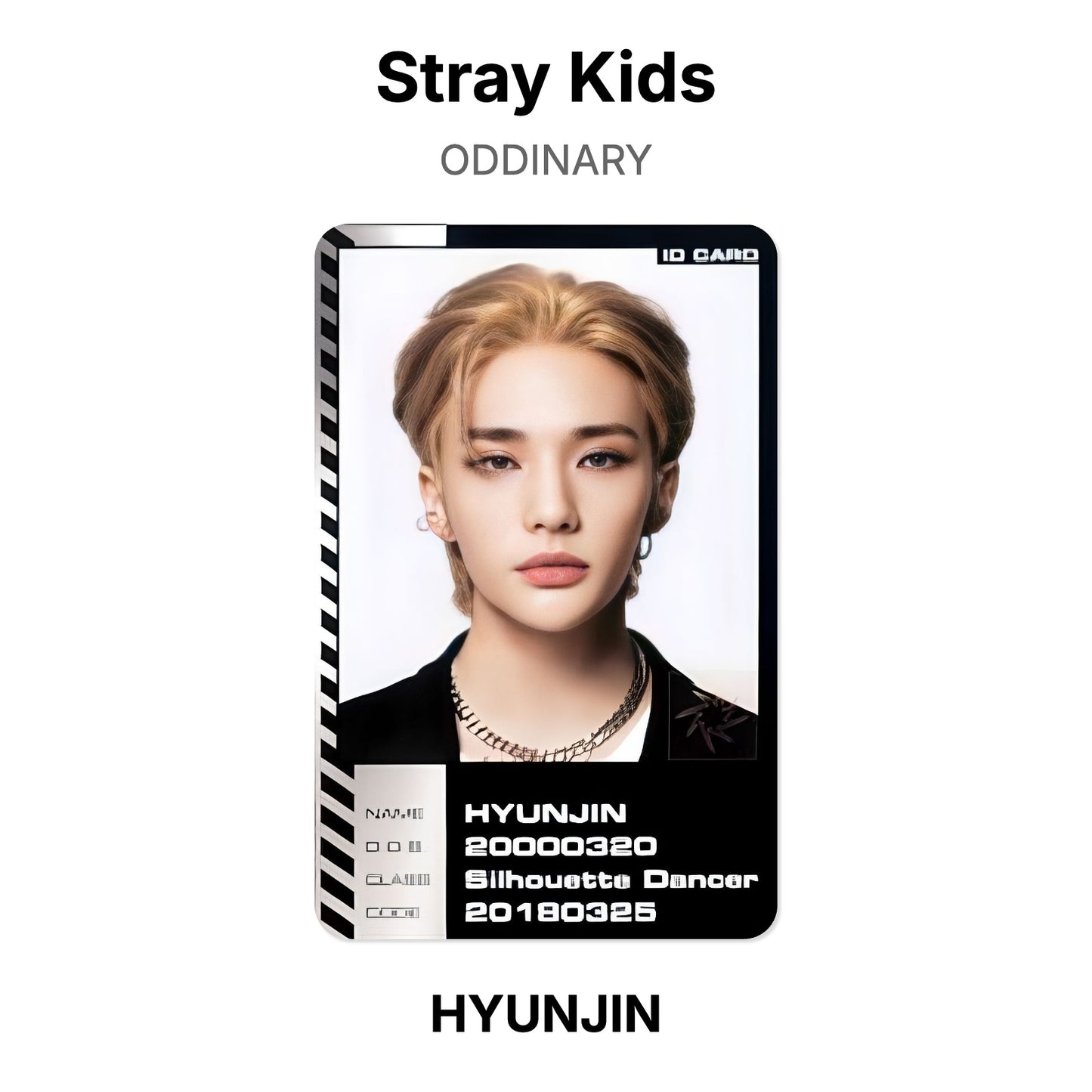 Stray Kids ODDINARY photocard oficial