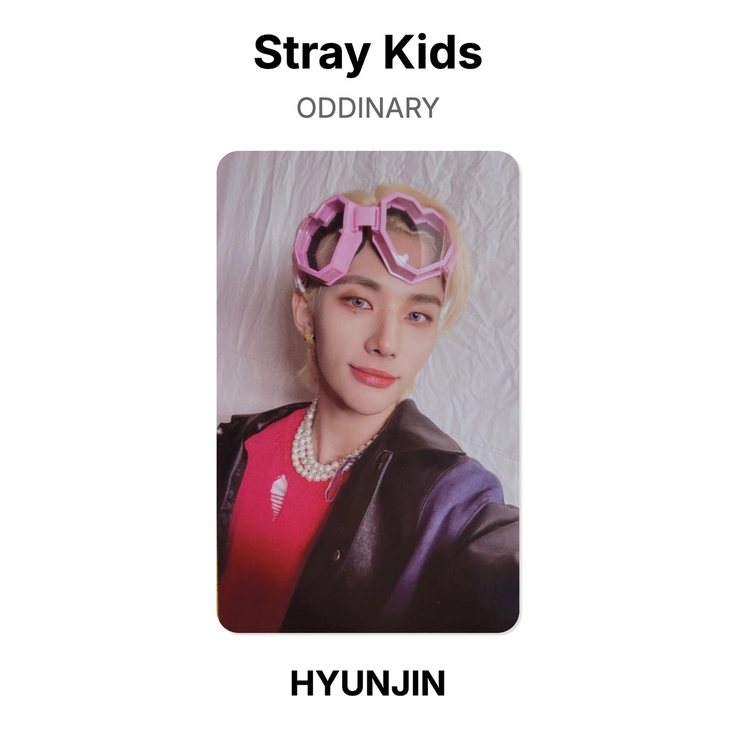 Stray Kids ODDINARY photocard oficial