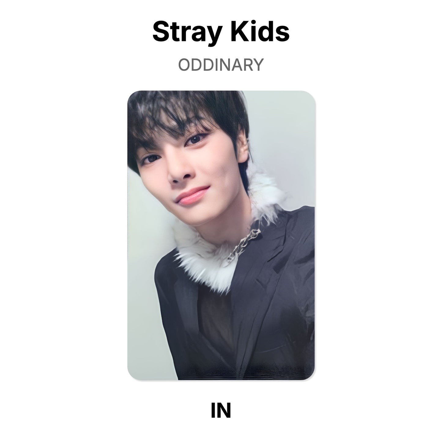 Stray Kids ODDINARY photocard oficial