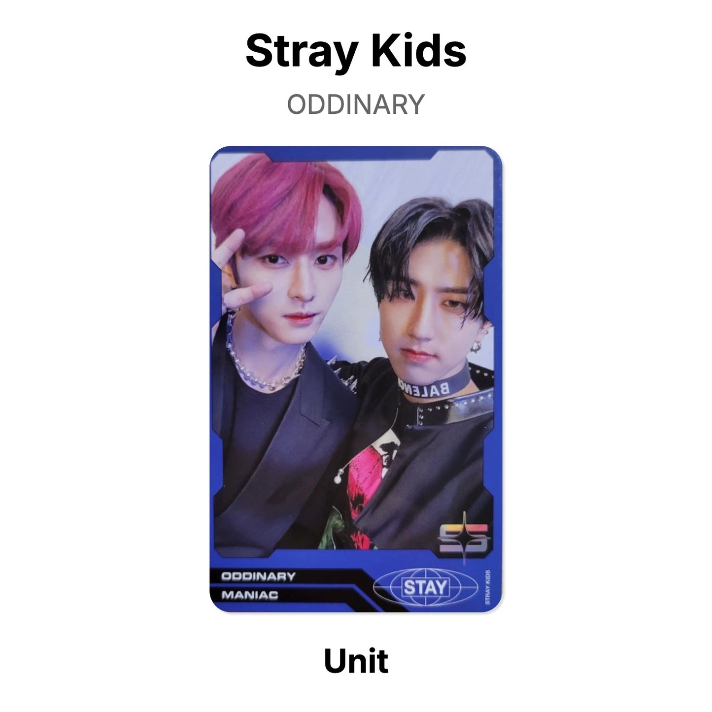 Stray Kids ODDINARY photocard oficial