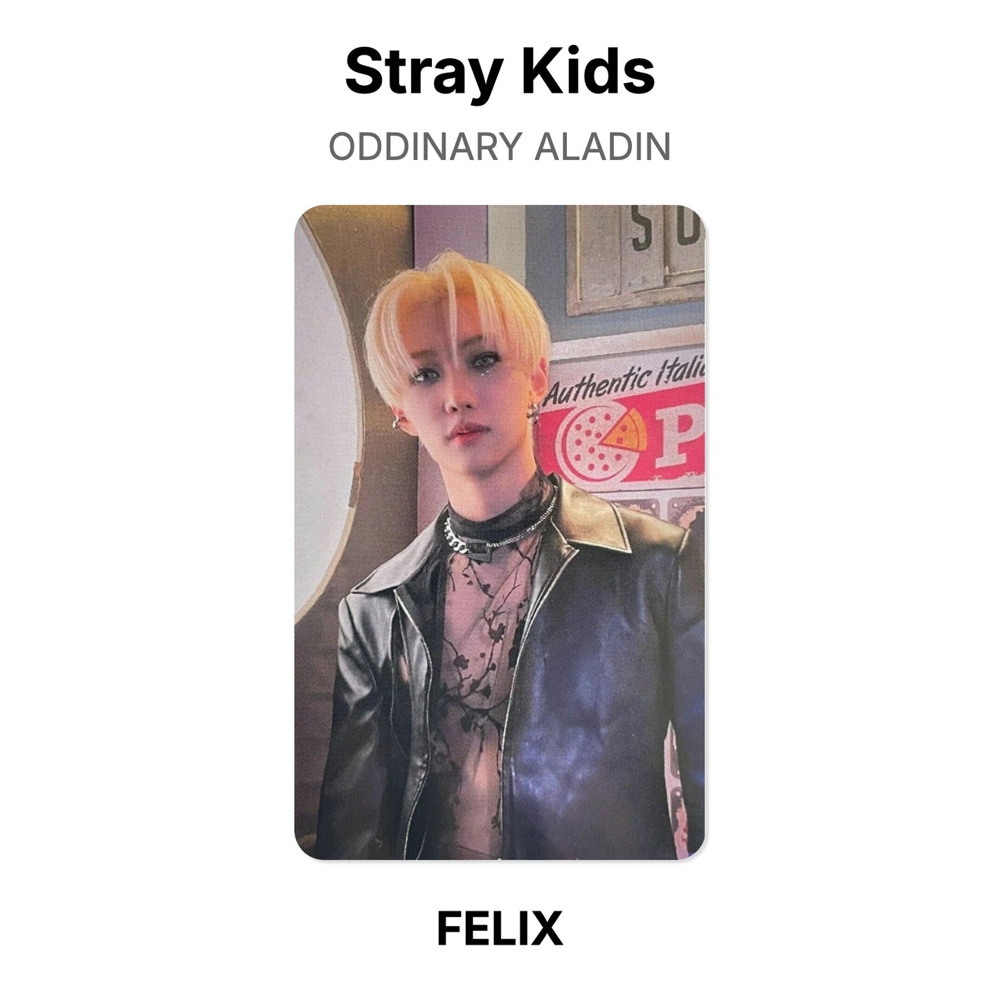 Stray Kids ODDINARY ALADIN photocard ufficiale