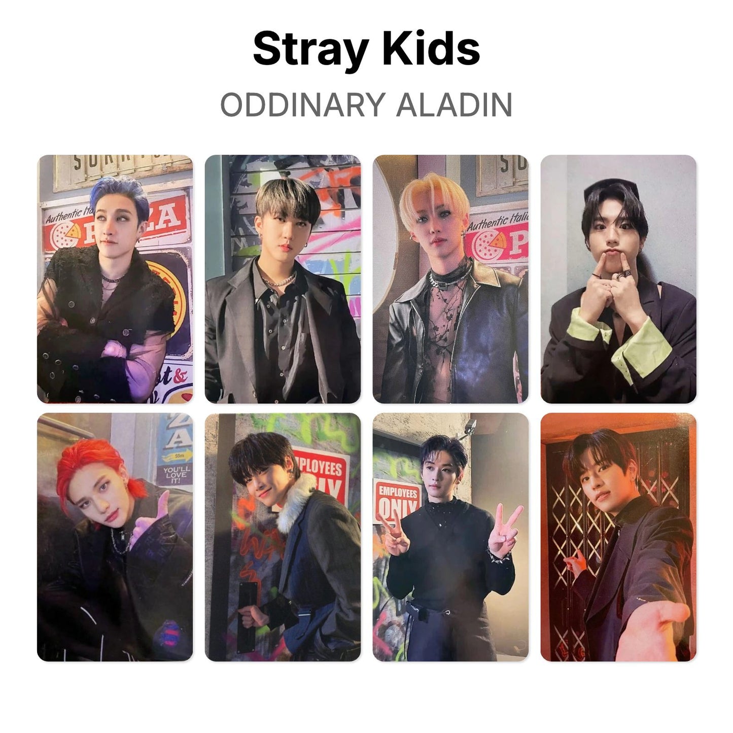Stray Kids ODDINARY ALADIN photocard ufficiale