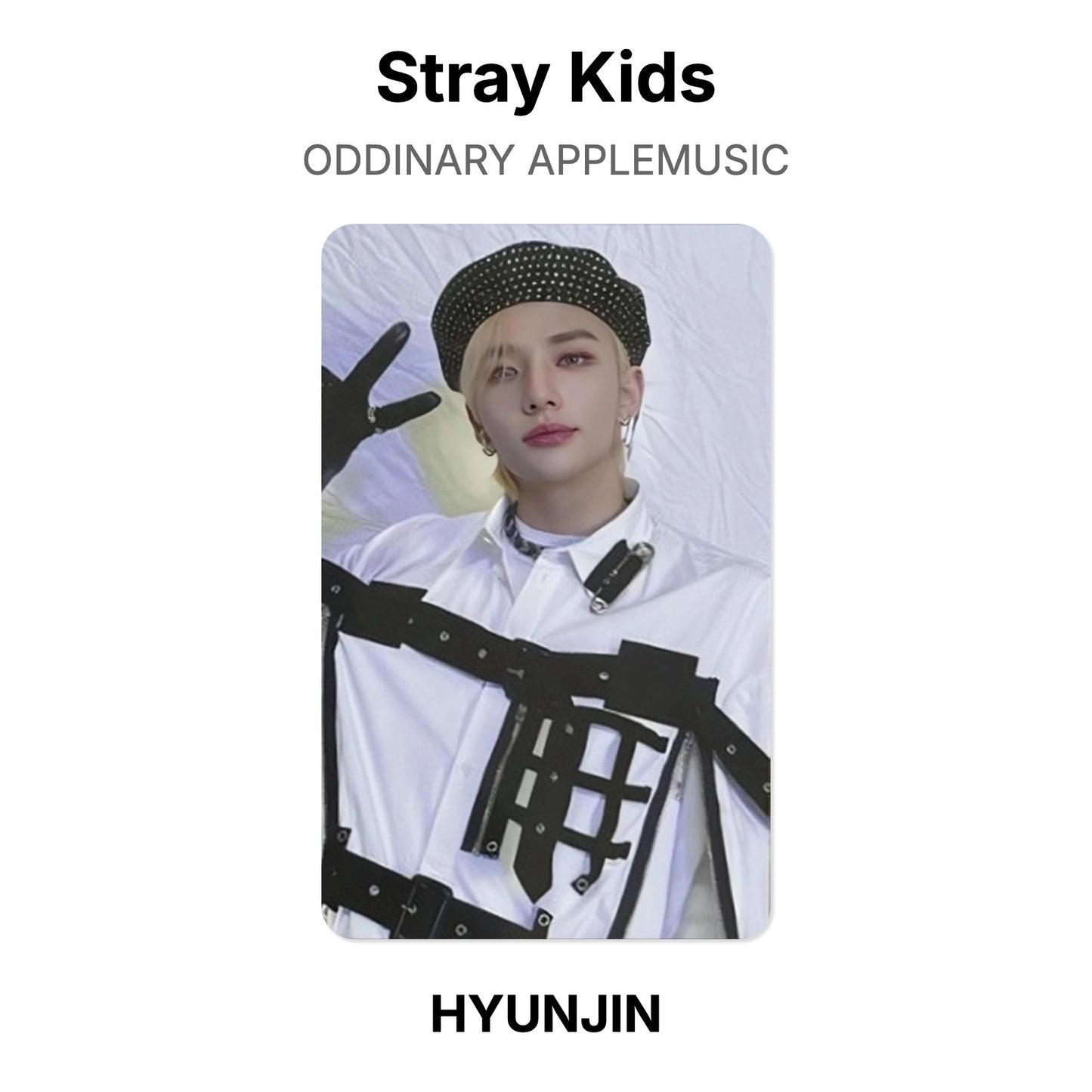 Stray Kids ODDINARY APPLEMUSIC virallinen Photocard