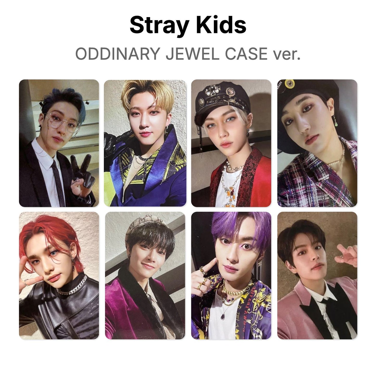 Stray Kids ODDINARY JEWEL CASE ver. 官方小卡
