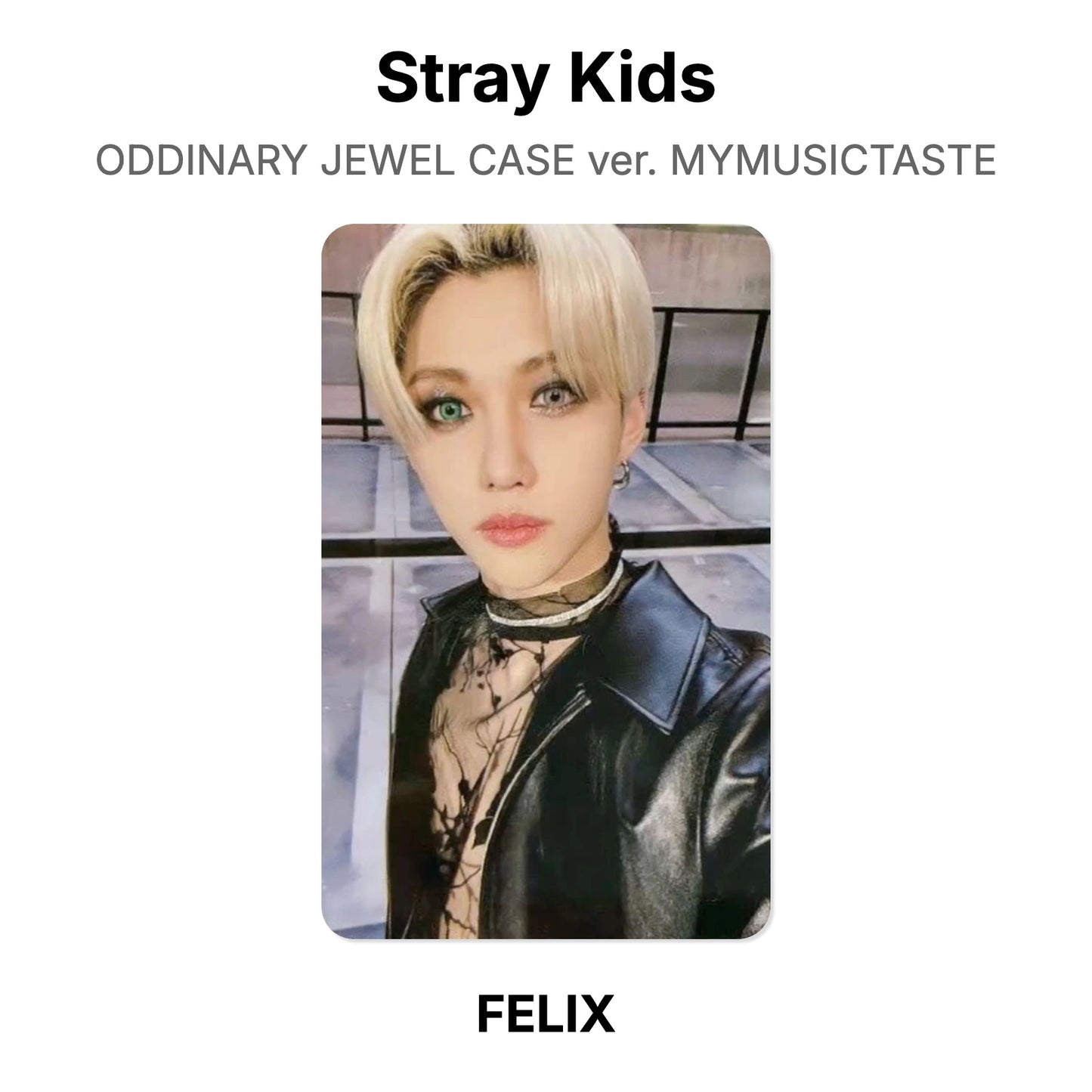 Stray Kids ODDINARY JEWEL CASE ver. MYMUSICTASTE 公式フォトカード