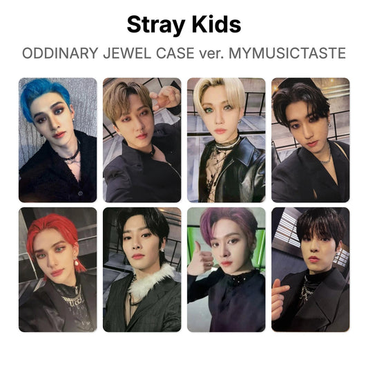 Stray Kids ODDINARY JEWEL CASE ver. MYMUSICTASTE photocard chính hãng