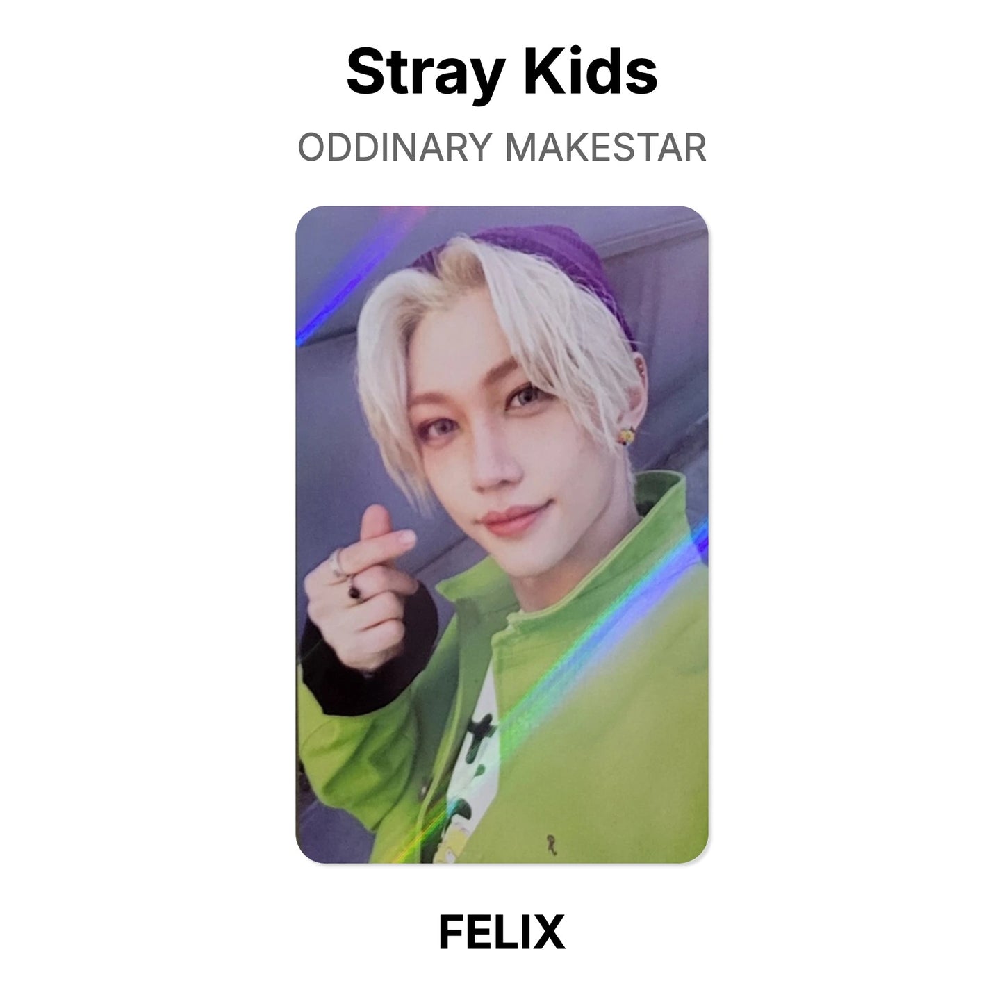 Stray Kids ODDINARY MAKESTAR Offizielle Photocard