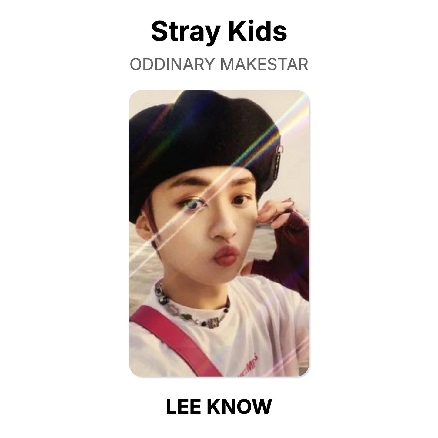 Stray Kids ODDINARY MAKESTAR Offizielle Photocard