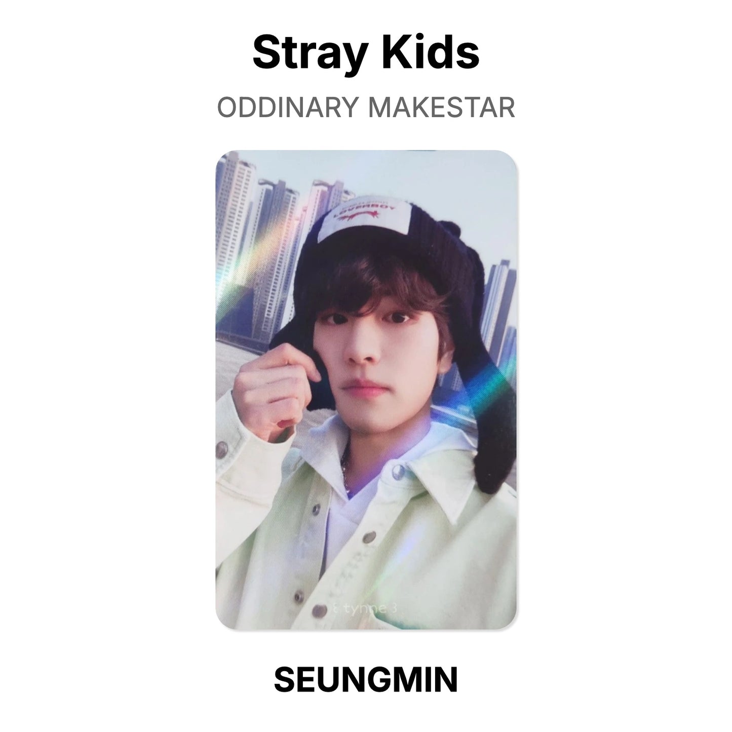 Stray Kids ODDINARY MAKESTAR Offizielle Photocard