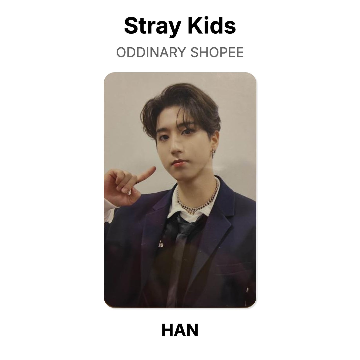 Stray Kids ODDINARY SHOPEE 官方小卡