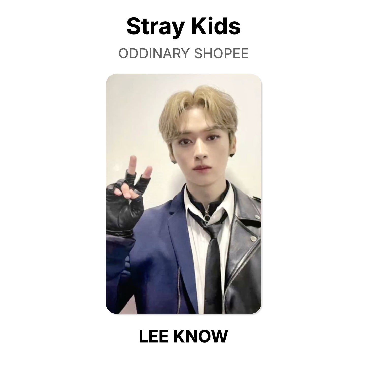 Stray Kids ODDINARY SHOPEE 官方小卡