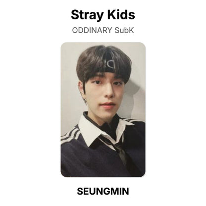 Stray Kids ODDINARY SubK virallinen Photocard