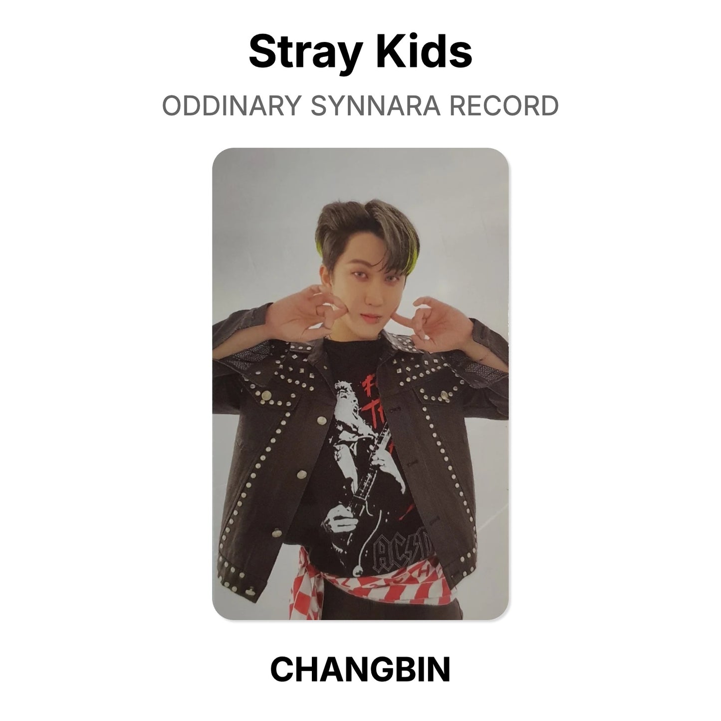 Stray Kids ODDINARY SYNNARA RECORD Official Photocard