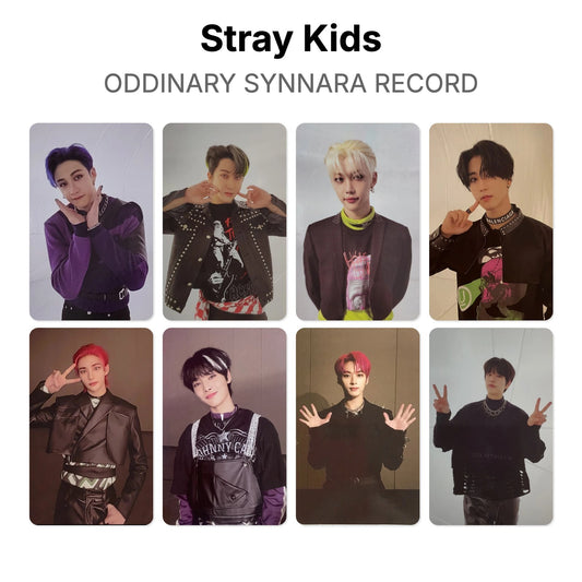 Stray Kids ODDINARY SYNNARA RECORD официальная фотокарта