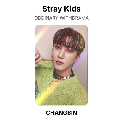 Stray Kids ODDINARY WITHDRAMA photocard ufficiale