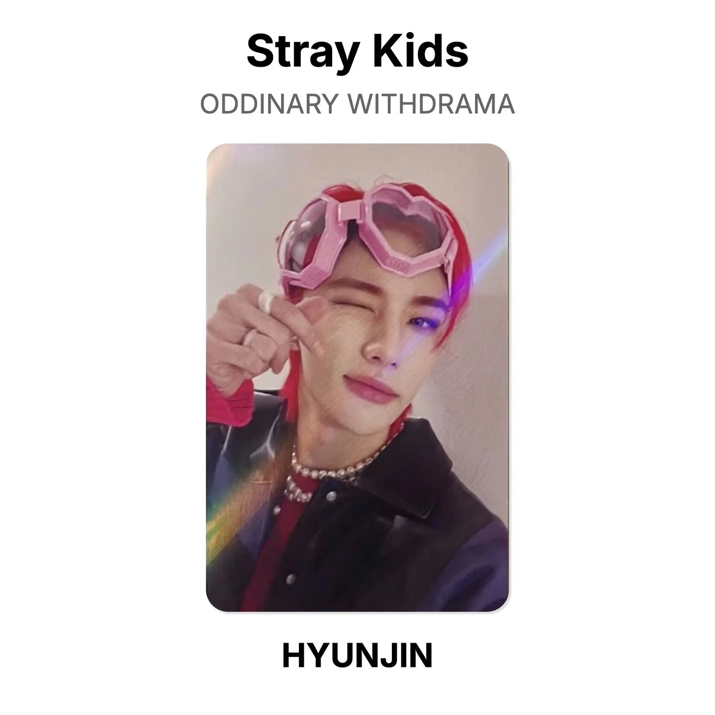 Stray Kids ODDINARY WITHDRAMA photocard ufficiale