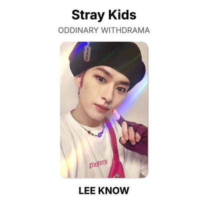 Stray Kids ODDINARY WITHDRAMA photocard ufficiale