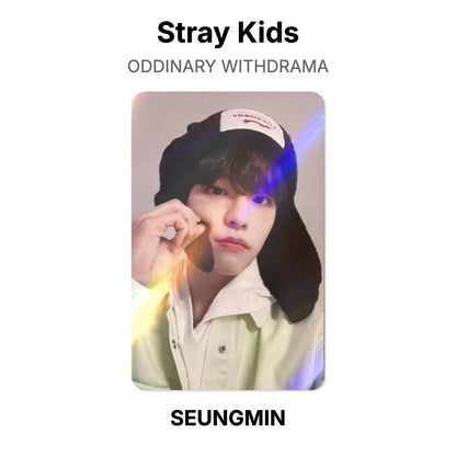 Stray Kids ODDINARY WITHDRAMA photocard ufficiale