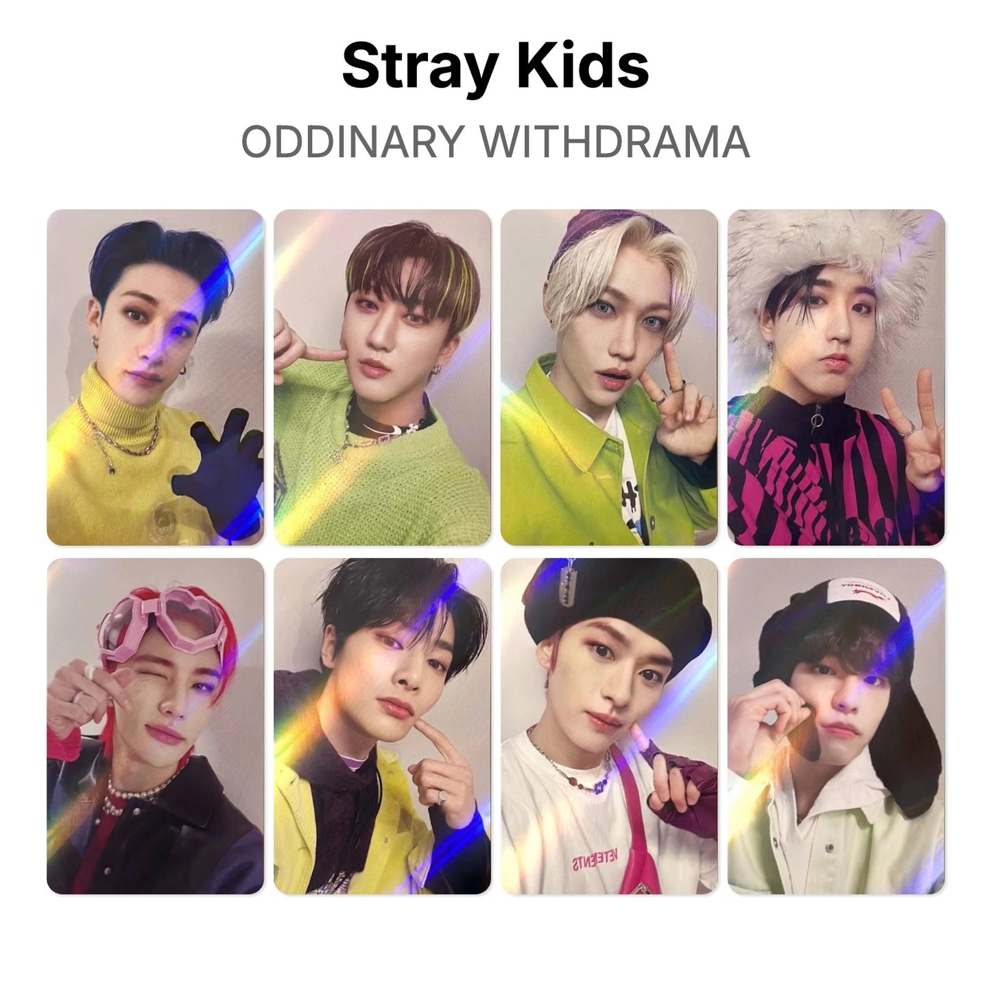 Stray Kids ODDINARY WITHDRAMA photocard ufficiale
