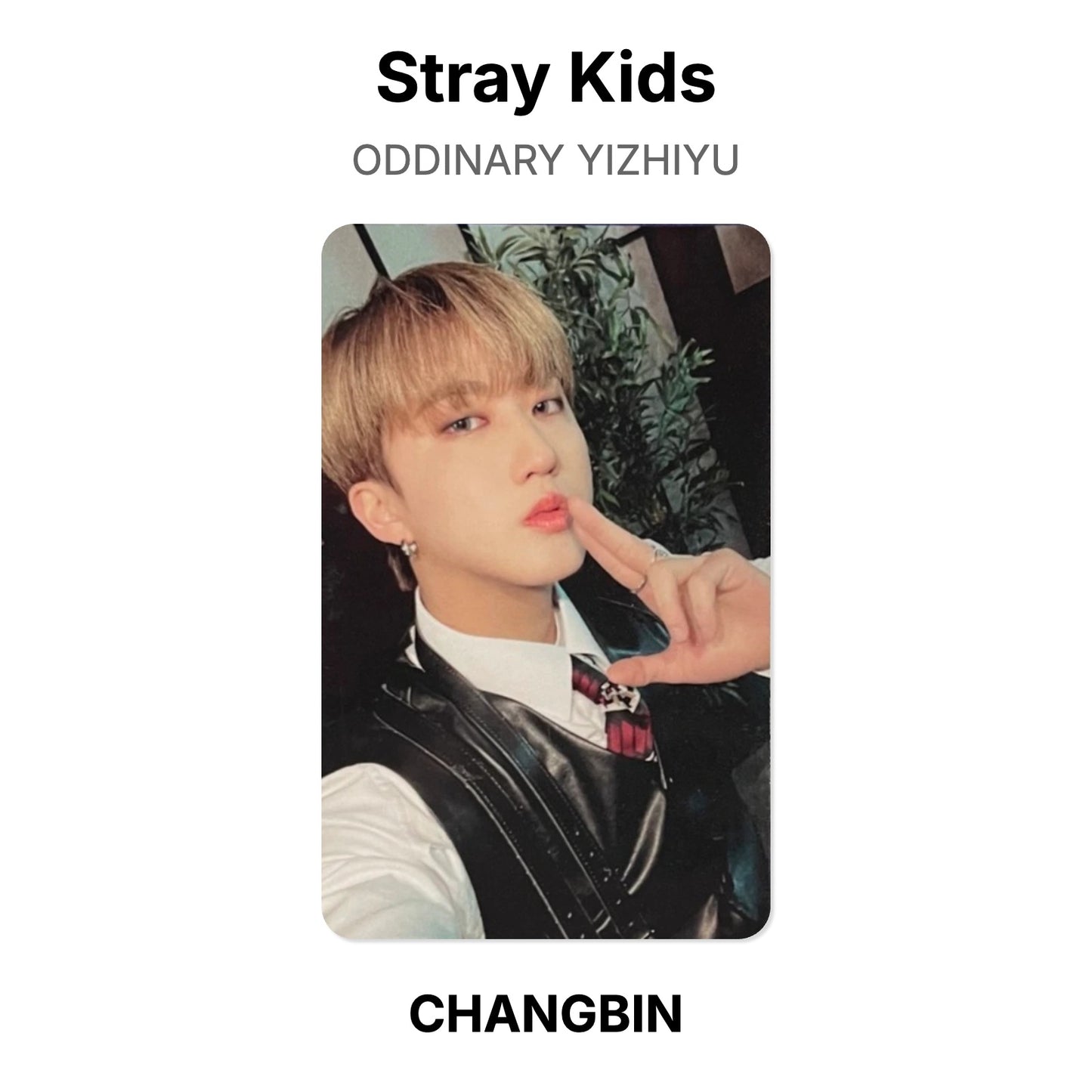 Stray Kids ODDINARY YIZHIYU Official Photocard