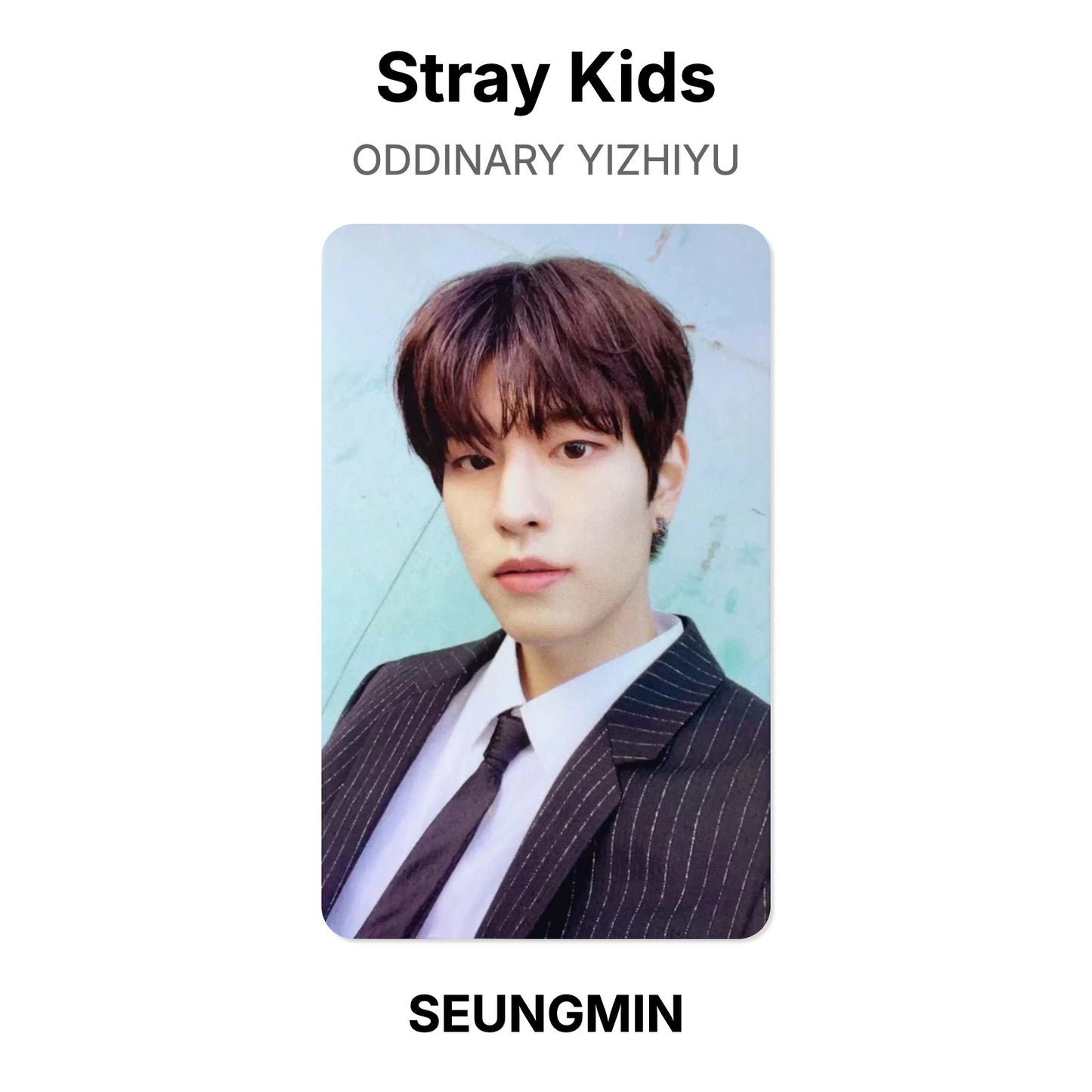Stray Kids ODDINARY YIZHIYU Official Photocard