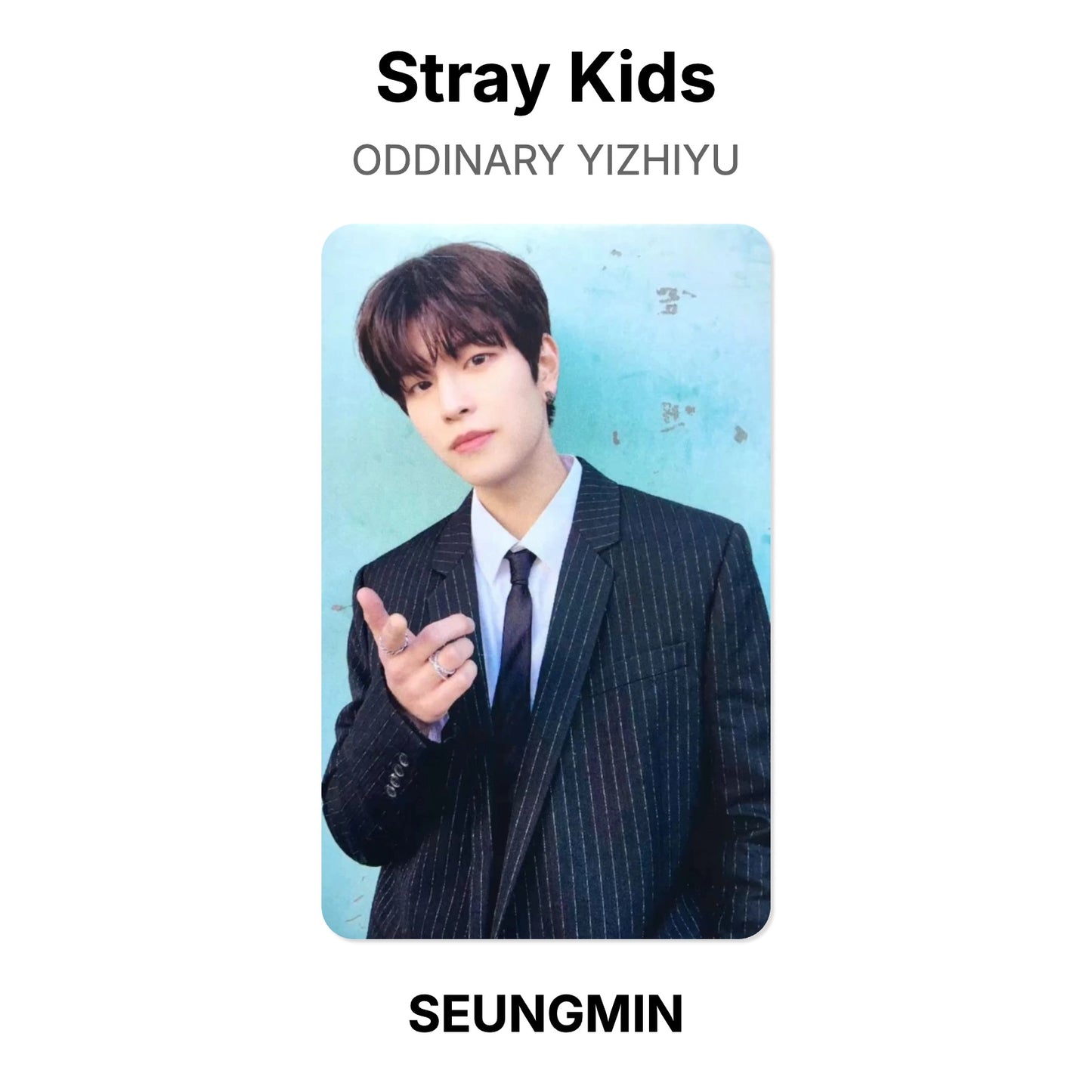 Stray Kids ODDINARY YIZHIYU Official Photocard