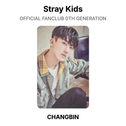 Stray Kids OFFICIAL FANCLUB 0TH GENERATION photocard oficial