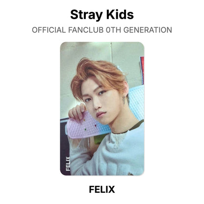 Stray Kids OFFICIAL FANCLUB 0TH GENERATION photocard oficial