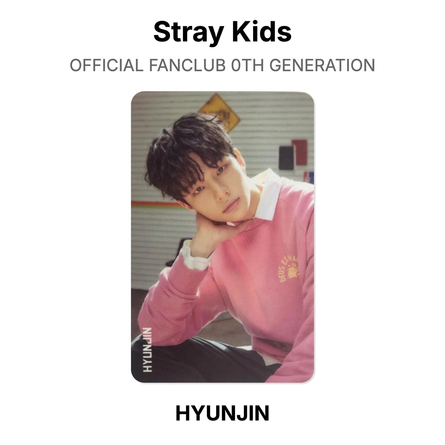 Stray Kids OFFICIAL FANCLUB 0TH GENERATION photocard oficial