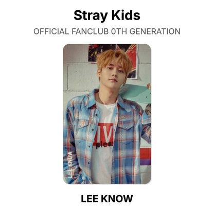 Stray Kids OFFICIAL FANCLUB 0TH GENERATION photocard oficial