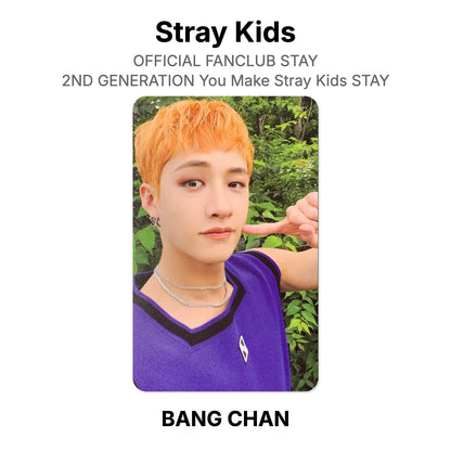 Stray Kids OFFICIAL FANCLUB STAY 2ND GENERATION You Make Stray Kids STAY photocard resmi