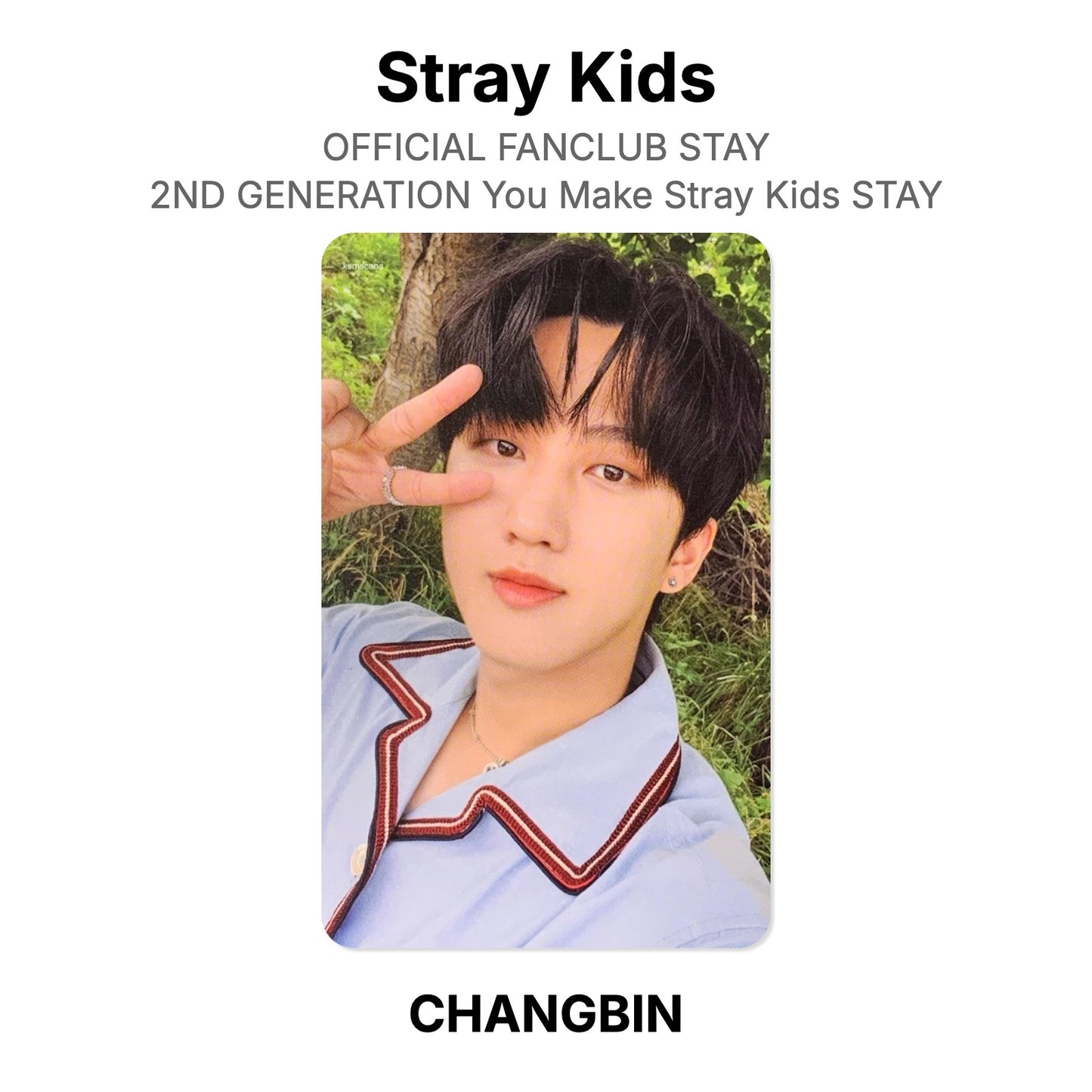 Stray Kids OFFICIAL FANCLUB STAY 2ND GENERATION You Make Stray Kids STAY photocard resmi