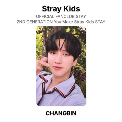 Stray Kids OFFICIAL FANCLUB STAY 2ND GENERATION You Make Stray Kids STAY photocard resmi