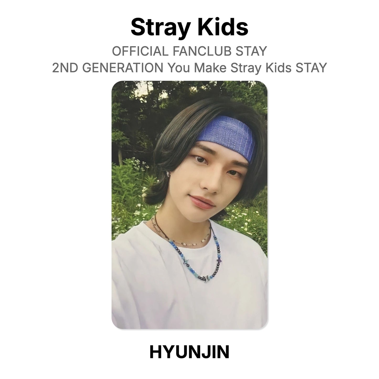 Stray Kids OFFICIAL FANCLUB STAY 2ND GENERATION You Make Stray Kids STAY photocard resmi
