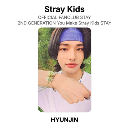 Stray Kids OFFICIAL FANCLUB STAY 2ND GENERATION You Make Stray Kids STAY photocard resmi