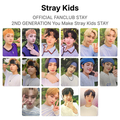 Stray Kids OFFICIAL FANCLUB STAY 2ND GENERATION You Make Stray Kids STAY photocard resmi