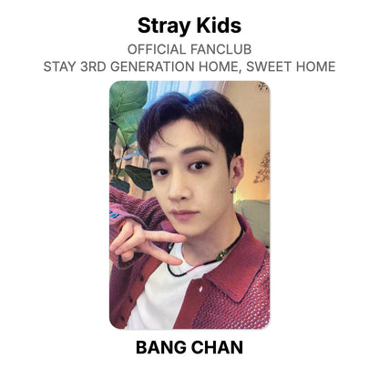 Stray Kids OFFICIAL FANCLUB STAY 3RD GENERATION HOME, SWEET HOME photocard oficial