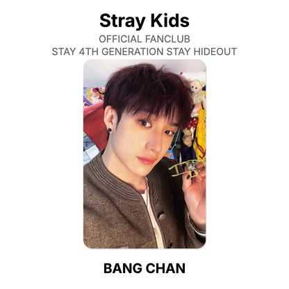 Stray Kids OFFICIAL FANCLUB STAY 4TH GENERATION STAY HIDEOUT photocard oficial