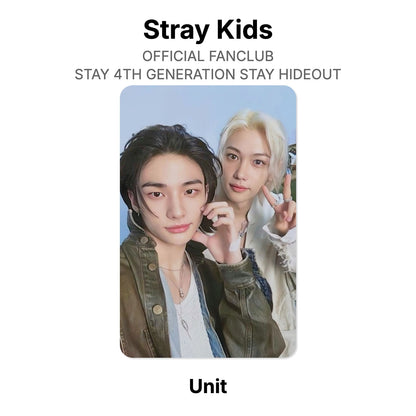 Stray Kids OFFICIAL FANCLUB STAY 4TH GENERATION STAY HIDEOUT photocard oficial