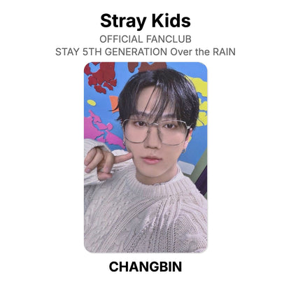 Stray Kids OFFICIAL FANCLUB STAY 5TH GENERATION Over the RAIN photocard officielle