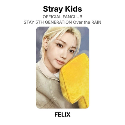 Stray Kids OFFICIAL FANCLUB STAY 5TH GENERATION Over the RAIN photocard officielle