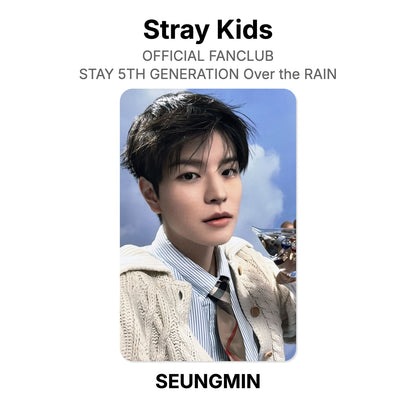Stray Kids OFFICIAL FANCLUB STAY 5TH GENERATION Over the RAIN photocard officielle