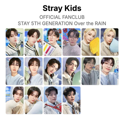 Stray Kids OFFICIAL FANCLUB STAY 5TH GENERATION Over the RAIN photocard officielle