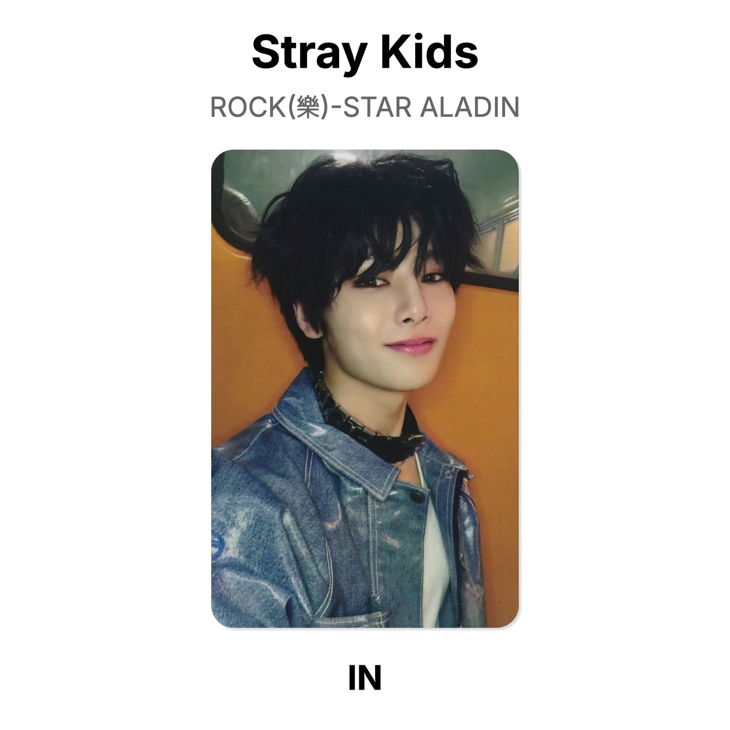 Stray Kids ROCK(樂)-STAR ALADIN photocard ufficiale