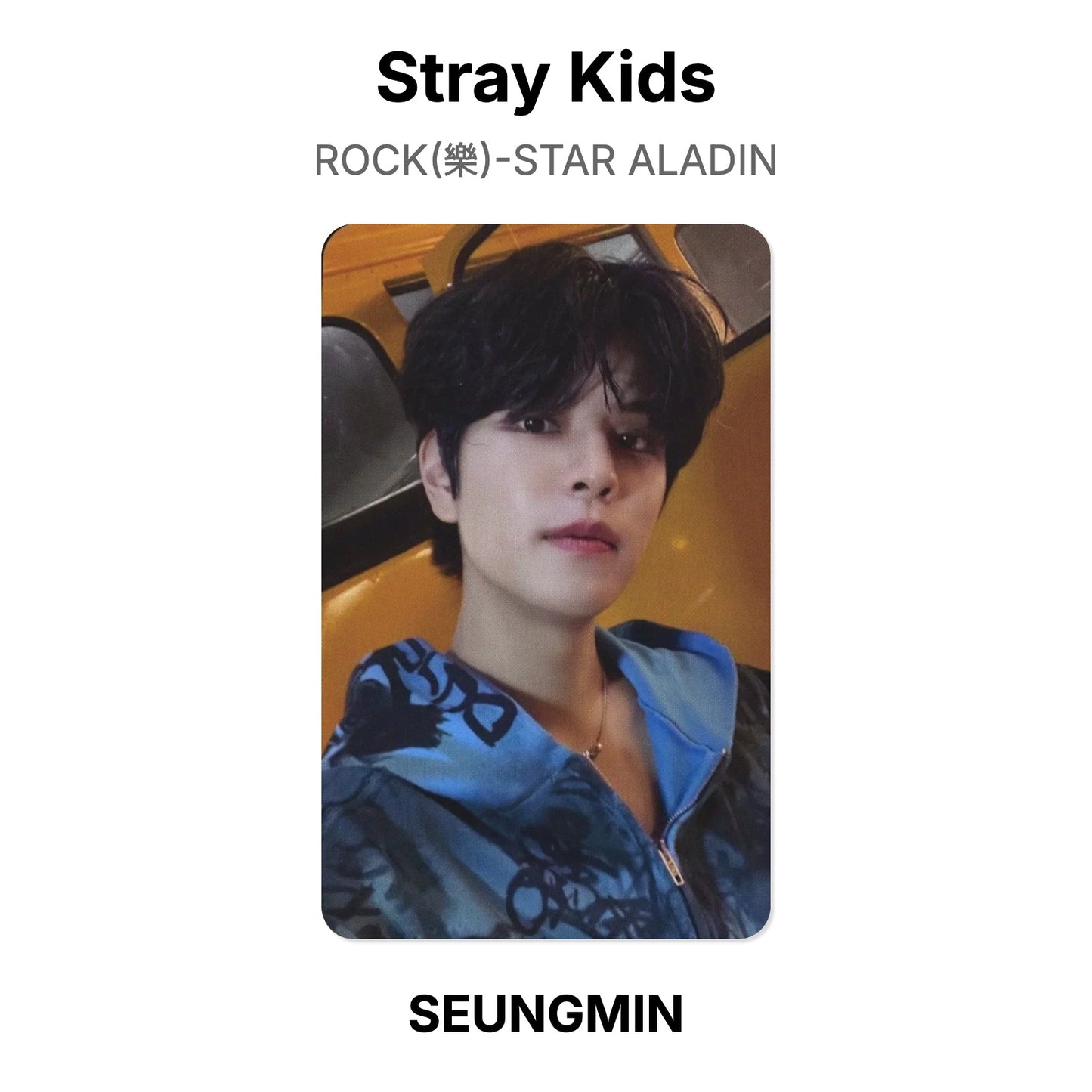 Stray Kids ROCK(樂)-STAR ALADIN photocard ufficiale