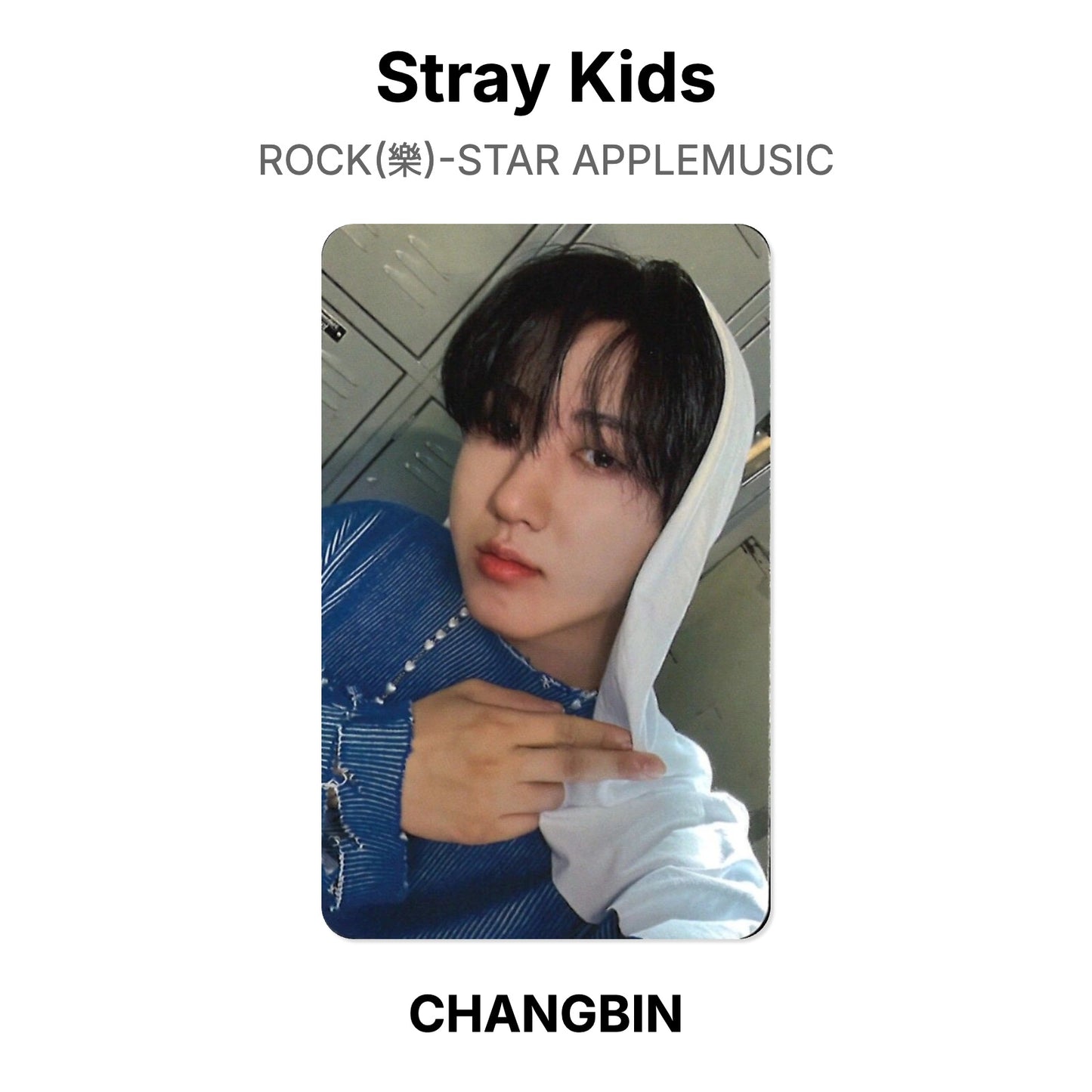Stray Kids ROCK(樂)-STAR APPLEMUSIC photocard ufficiale