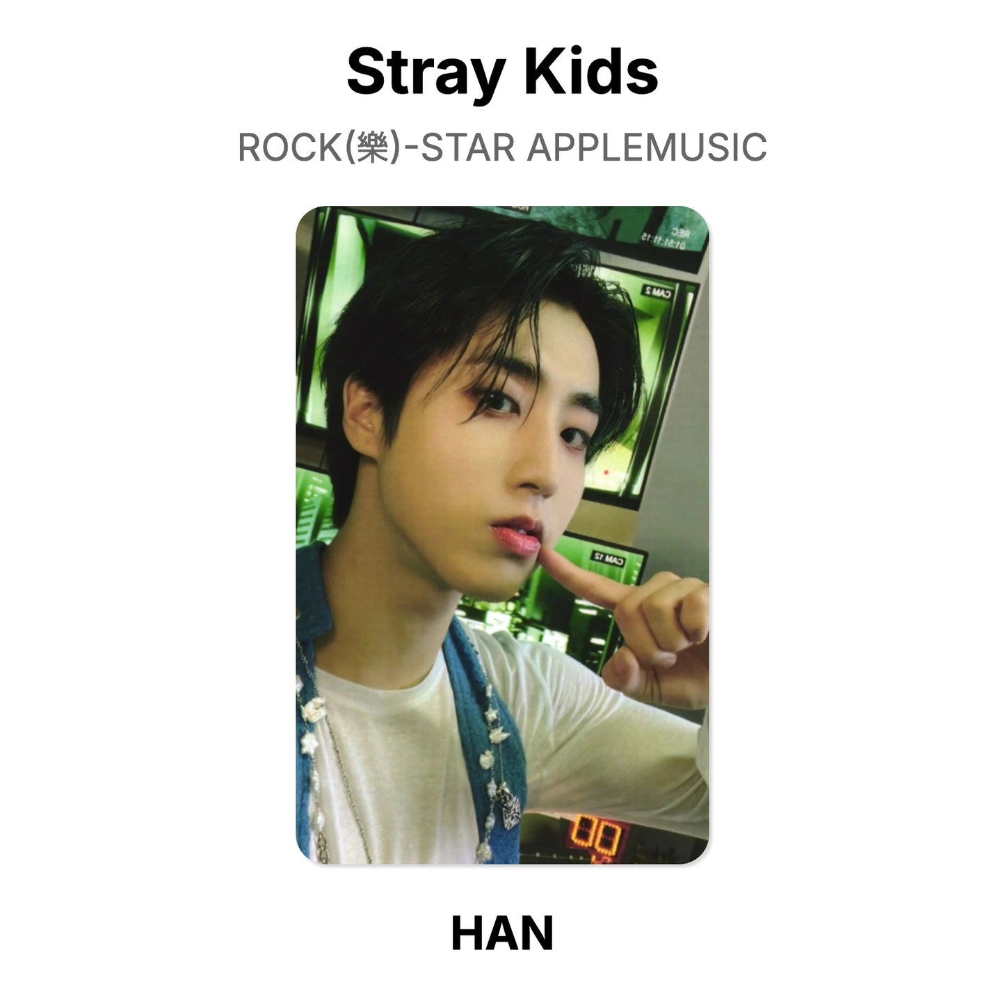 Stray Kids ROCK(樂)-STAR APPLEMUSIC photocard ufficiale