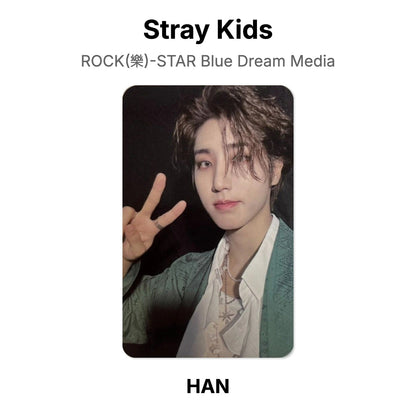 Stray Kids ROCK(樂)-STAR Blue Dream Media photocard ufficiale