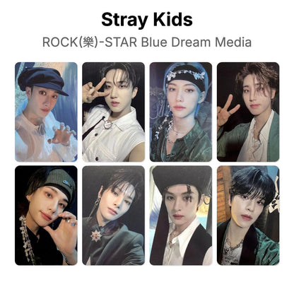 Stray Kids ROCK(樂)-STAR Blue Dream Media photocard ufficiale